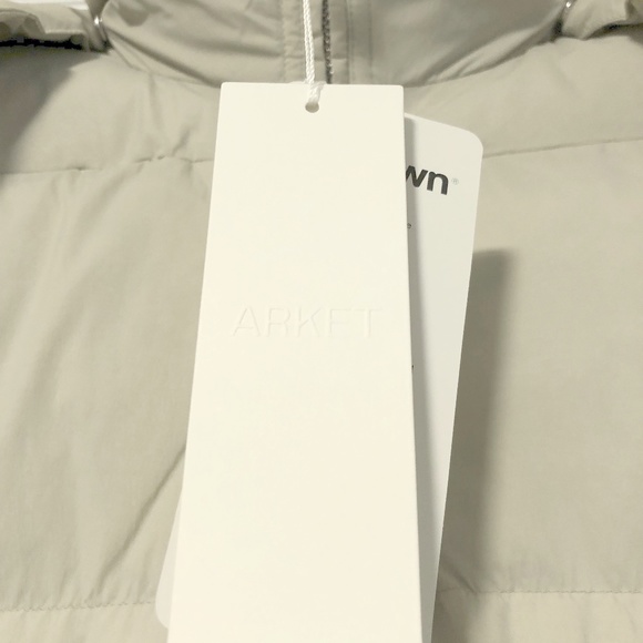 NWT Arket Waisted Down Jacket - Picture 9 of 10